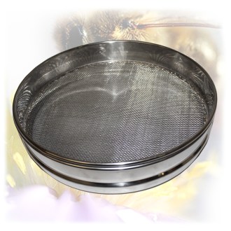 Equal - double stainless steel honey filter ⌀30 cm
